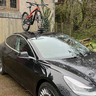 Porte-vélos Tesla modèle 3